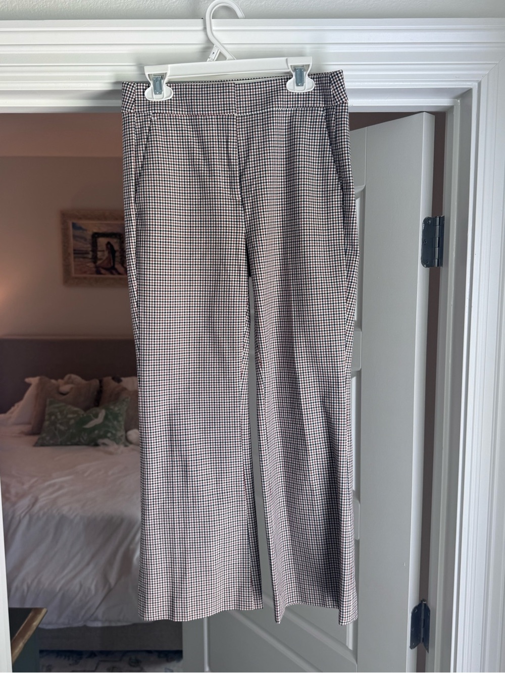 J. Crew Women's Wide-Leg Houndstooth Pants - Black & White
